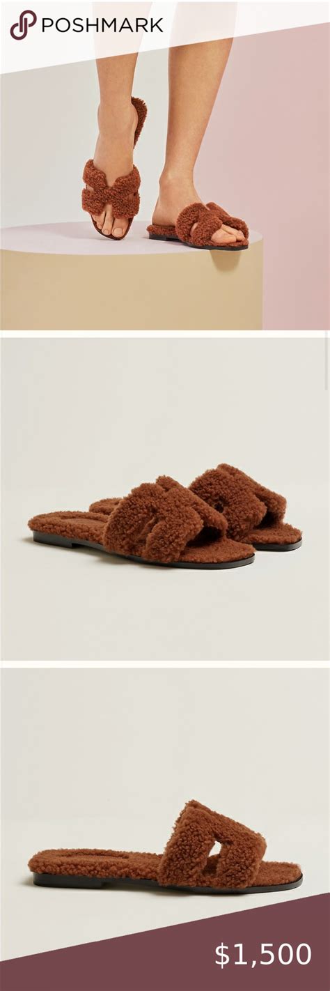 hermes sherpa sandal|hermes leather sandals.